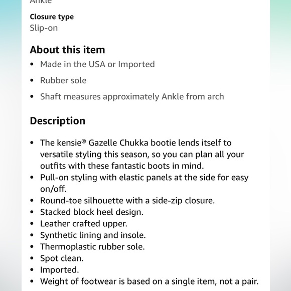 NEW Kenzie Gazelle Chukka black suede Low heel ankle bootie women size 6.5 - Picture 4 of 10